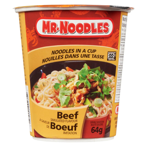 MR NOODLES CUP 64G - BEEF - Uplift Things