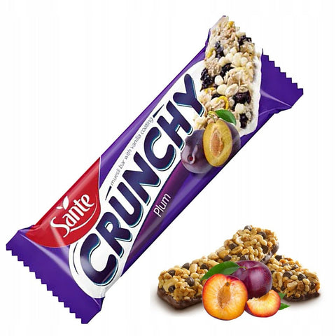 MUESLI BAR CRUNCHY 40G PLUM - Uplift Things