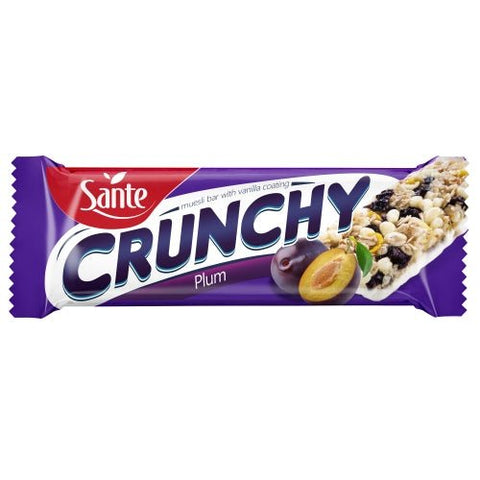 MUESLI BAR CRUNCHY 40G PLUM - Uplift Things