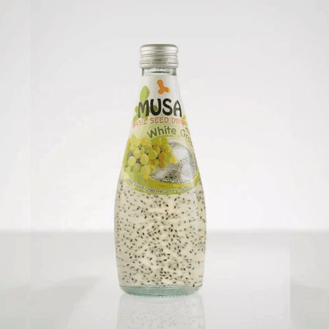 MUSA BASIL SEED DRINK 290ML - WHITE GRAPE - Uplift Things