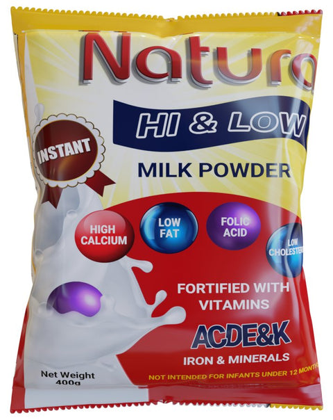 NATURA HI & LOW MILK POWDER 400G - Uplift Things