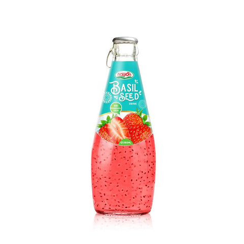 NAWON JUICE BASIL SEED 290ML - STRAWBERRY - Uplift Things