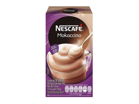 NESCAFE CAPPUCCINO 6 X 25G - CAFE MOKACCINO - Uplift Things