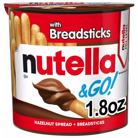 NUTELLA & GO! + BREADSTICKS 1.8 OZ - Uplift Things