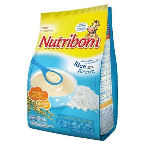 NUTRIBOM INFANT CEREAL 230G - RICE - Uplift Things