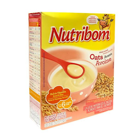 NUTRIBOM INFANT CEREAL 350G - OATS - Uplift Things