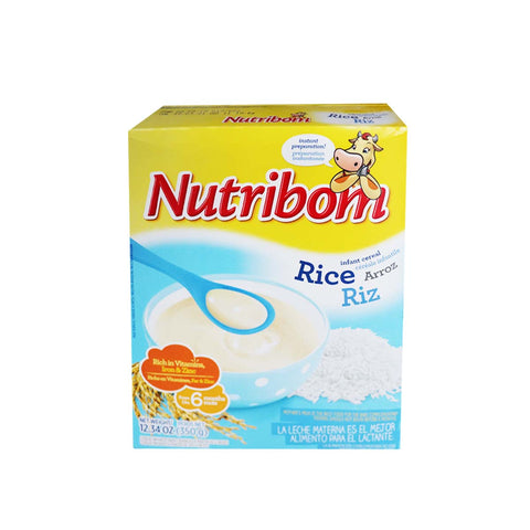 NUTRIBOM INFANT CEREAL 350G - RICE - Uplift Things