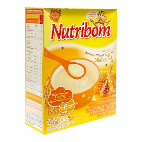 NUTRIBOM INFANT CEREAL 350G - WHEAT AND HONEY - Uplift Things