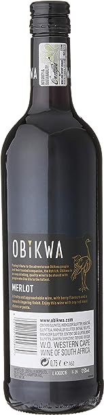 OBIKWA WINE 750ML MERLOT - Uplift Things