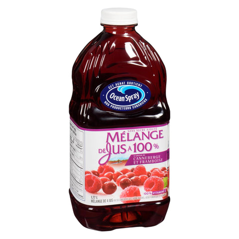 OCEAN SPRAY 1.77L 100% - CRANDBERRY RASPBERRY - Uplift Things