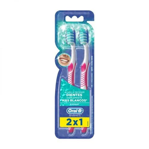 ORAL-B TOOTHBRUSH 2PCS - 3D WHITE - Uplift Things