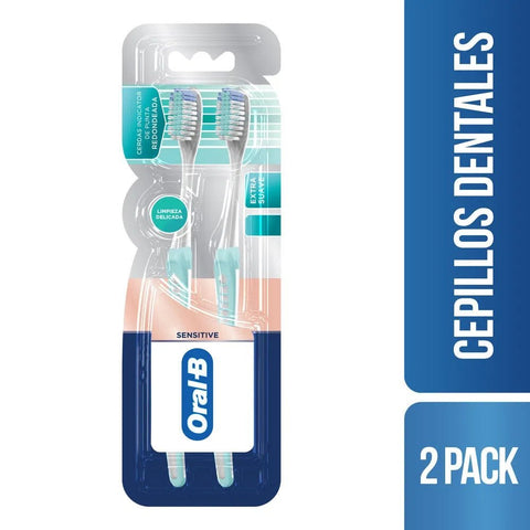 ORAL -B TOOTHBRUSH 2PCS - SENSITIVE INDICATOR - Uplift Things