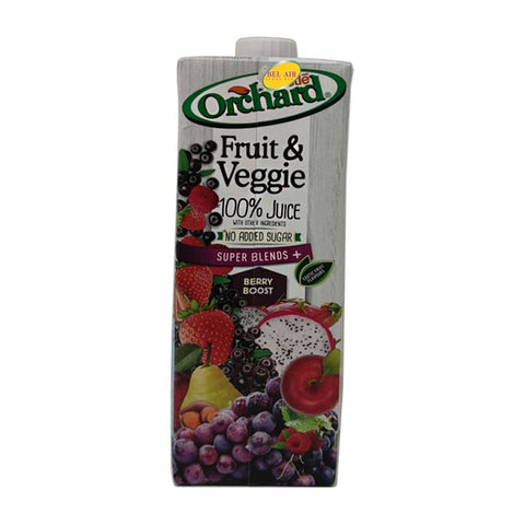 ORCHARD FRUIT & VEGGIE JUICE 1L BERRY BOOST - Uplift Things