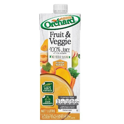 ORCHARD FRUIT & VEGGIE JUICE 1L - YELLOW MEDLEY - Uplift Things