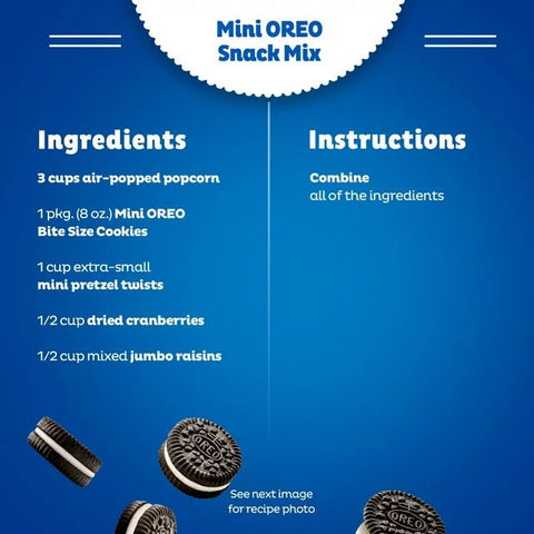 OREO MINI CHOCOLATE COOKIES 3.5OZ - GO PACK - Uplift Things