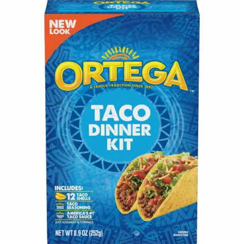 ORTEGA TACO DINNER KIT 8.9OZ - Uplift Things