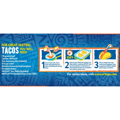 ORTEGA TACO DINNER KIT 8.9OZ - Uplift Things