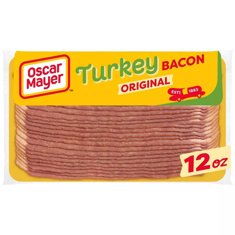 OSCAR MAYER TURKEY BACON 12OZ - Uplift Things