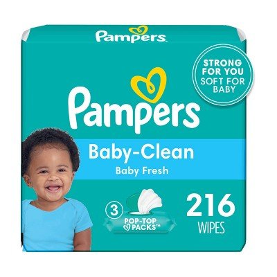 PAMPERS BABY WIPES 216 PCS - Uplift Things