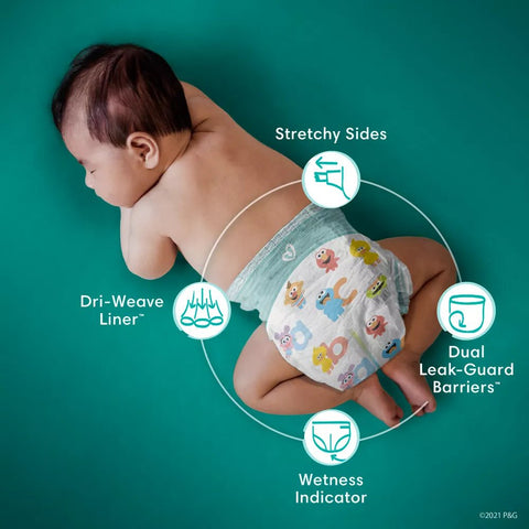 PAMPERS DIAPERS STG 3 104PCS - Uplift Things