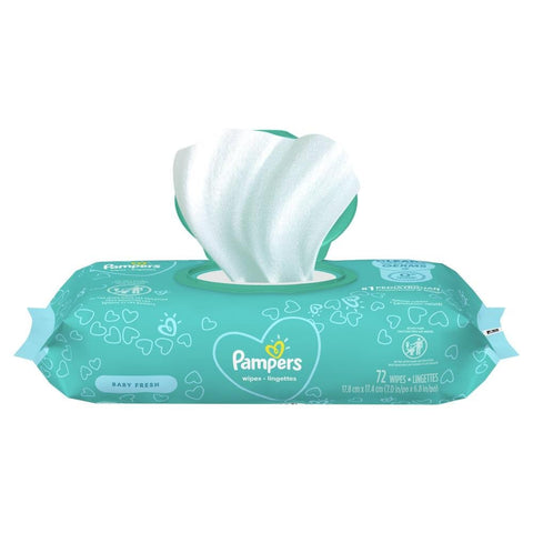 PAMPERS WIPES 72PCS - BABY FRESH - Kurt Supermarket