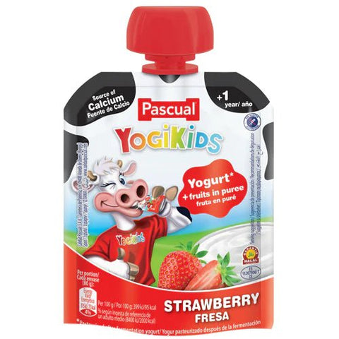 PASCAUL YOGIKIDS 80G - STRAWBERRY - Uplift Things