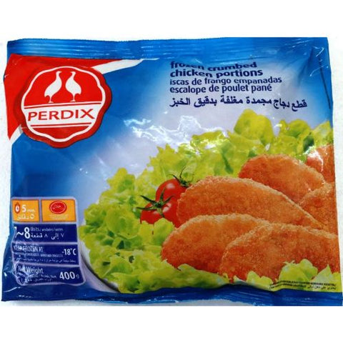 PERDIX CHICKEN PORTIONS 400G - FROZEN CRUMBED - Uplift Things