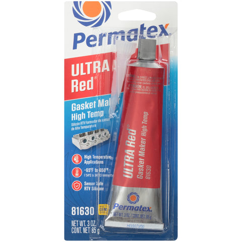 PERMATEX RED RTV SILICONE 3OZ - ULTRA RED - Uplift Things