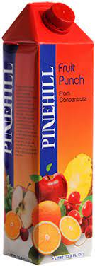 PINEHILL JUICE 1L - FRUIT PUNCH - Uplift Things