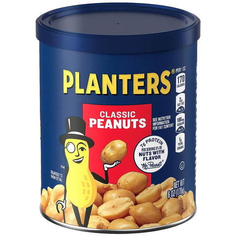 PLANTERS 6OZ - CLASSIC PEANUTS - Uplift Things