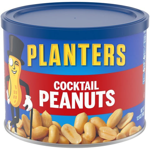 PLANTERS COCKTAIL PEANUTS 12OZ - Uplift Things