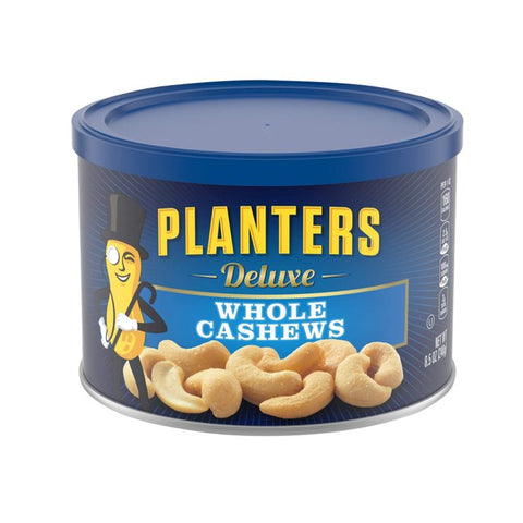 PLANTERS DELUXE WHOLE CASHEWS 8.5OZ - Uplift Things