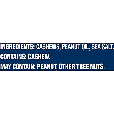 PLANTERS WHOLE CASHEW 8.5OZ - DELUXE LIGHTLY SALTED - Uplift Things