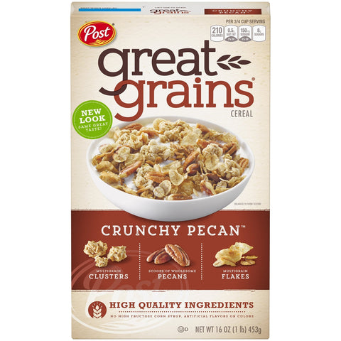 POST GREAT GRAINS 16OZ - CRUNCHY PECAN - Uplift Things