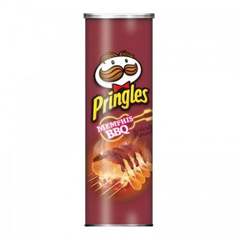 PRINGLES POTATO CHIPS 158G - MEMPHIS BBQ - Uplift Things