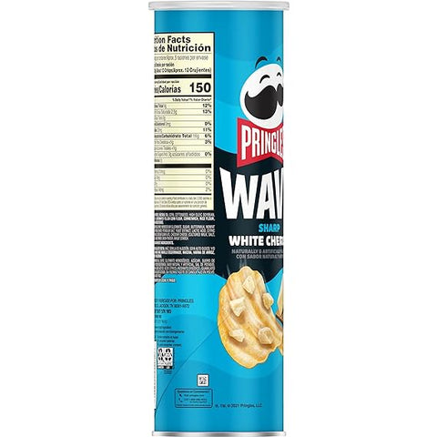 PRINGLES WAVY 137G - WHITE CHEDDAR - Uplift Things