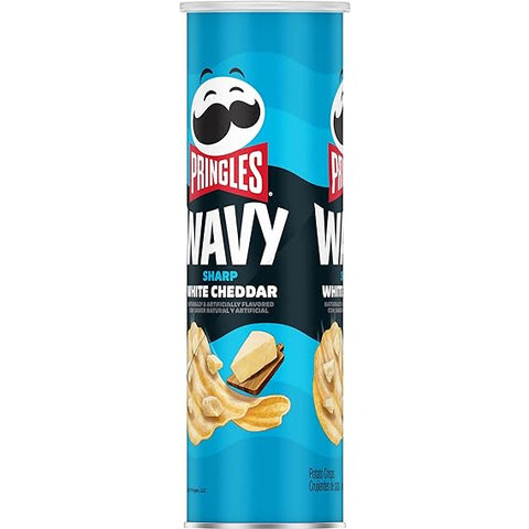 PRINGLES WAVY 137G - WHITE CHEDDAR - Uplift Things