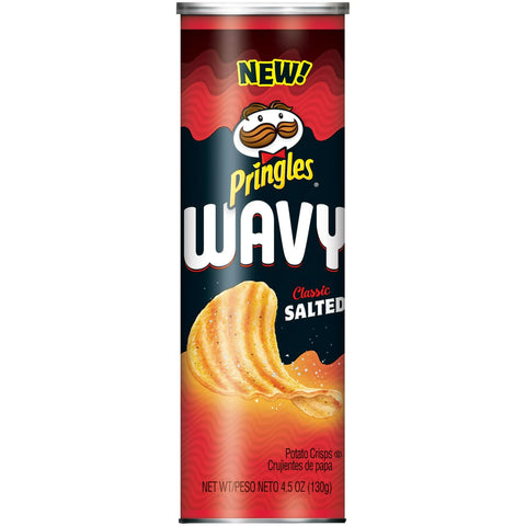 PRINGLES WAVY CLASSIC SALTED 4.5OZ - Uplift Things