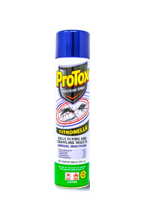 PROTOX CITRONELLA INSECTICIDE SPRAY 600ML - Uplift Things