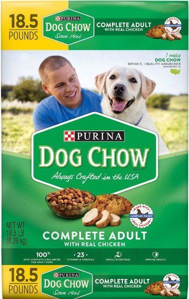 PURINA DOG CHOW COMPLETEADULT 18.5 LBS - REAL CHICKEN - Uplift Things