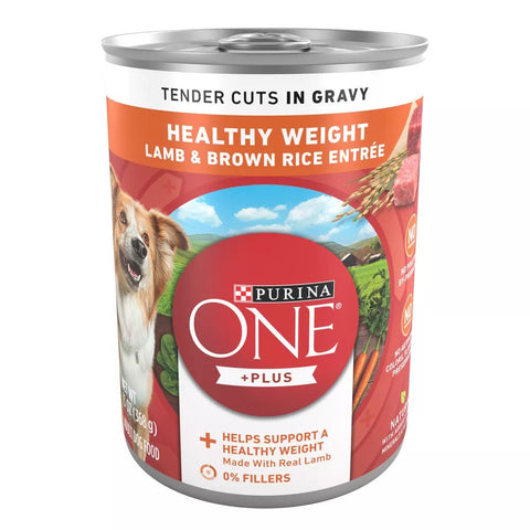 PURINA ONE CANS 13 OZ - LAMB & BROWN RICE ENTREE - Kurt Supermarket