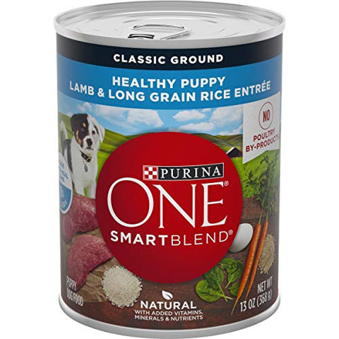 PURINA ONE CANS 13 OZ - PUPPY LAMB & LONG GRAIN RICE ENTREE - Uplift Things