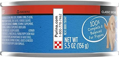 PURINA PUPPY CHOW 5.5OZ - CLASSIC GROUND- BEEF - Uplift Things