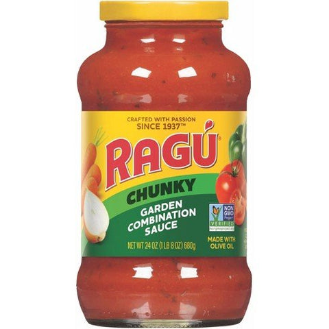 RAGU SIMPLY SAUCE 24OZ - CHUNKY GARDEN COMBINATION - Uplift Things