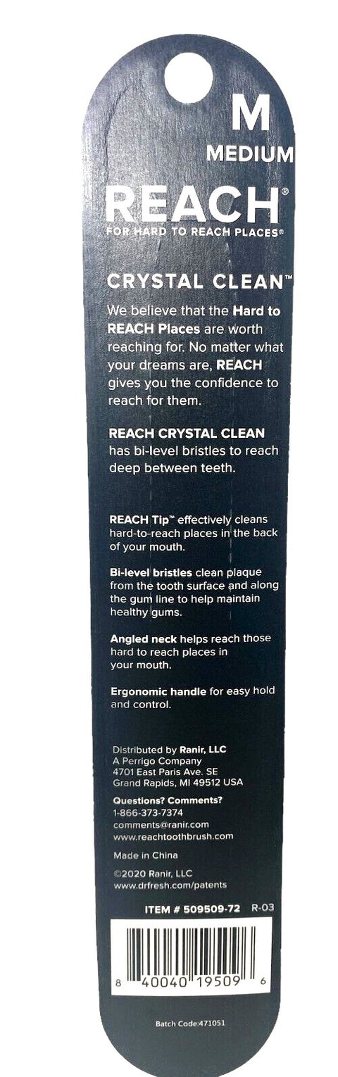 REACH TOOTHBRUSH MEDIUM - Uplift Things