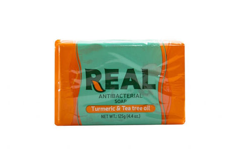 REAL ANTIBACTERIAL 125G *3 PCS - TUMERIC & TEA TREE OIL - Uplift Things