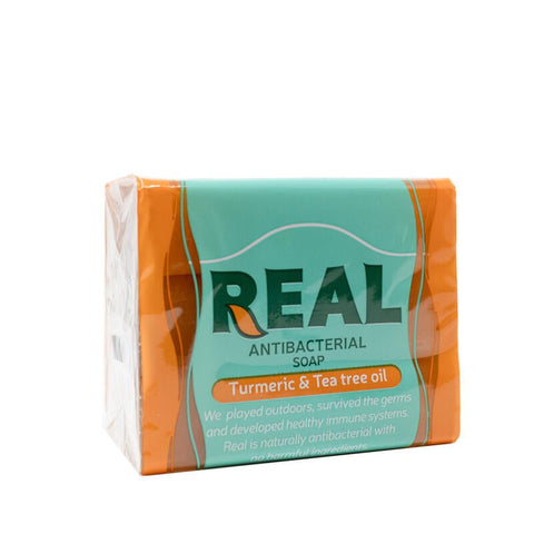 REAL ANTIBACTERIAL 125G *3 PCS - TUMERIC & TEA TREE OIL - Uplift Things