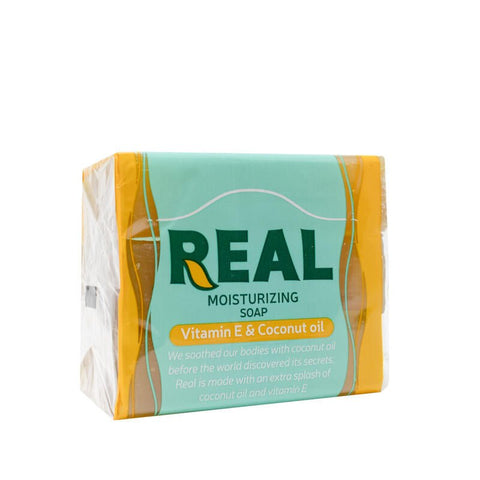 REAL MOISTURIZING 125G *3 PCS - VITAMIN E & COCONUT OIL - Uplift Things