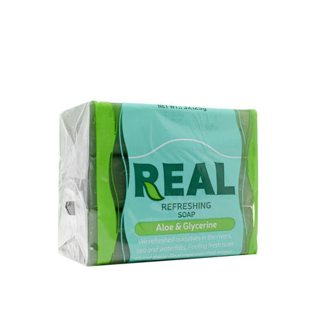 REAL REFRESHING 125G *3 PCS - ALOE & GLYCERINE - Uplift Things