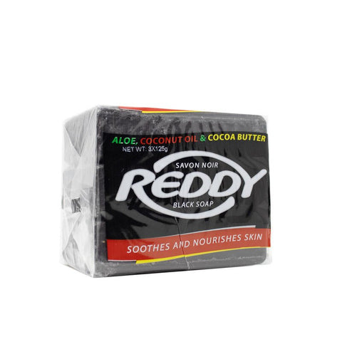 REDDY BLACK SOAP 3 PK - ALOE COCOA BUTTER & CHARCOAL - Uplift Things